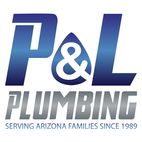 p and l plumbing logo