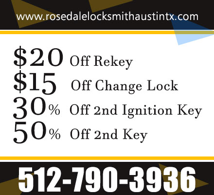 Rosedale Locksmith Austin TX coupon locksmith