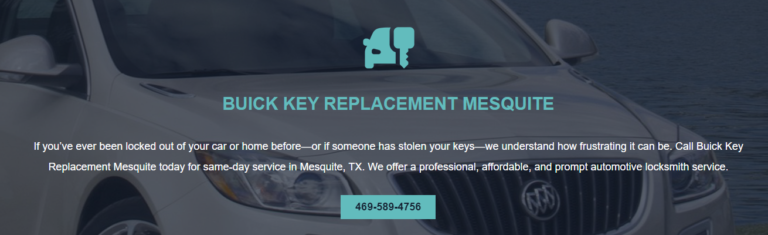 Buick Key Replacement Mesquite 768x235
