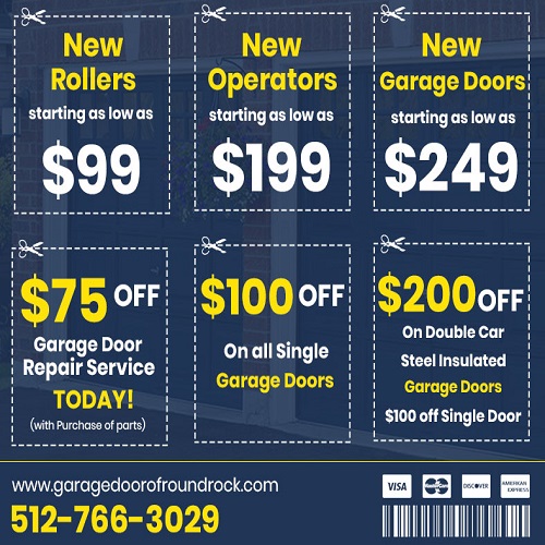 Garage Door of Round Rock TX printable coupon