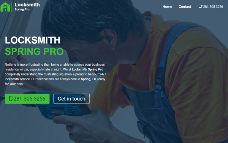 Locksmith Spring Pro in spring TX 768x481