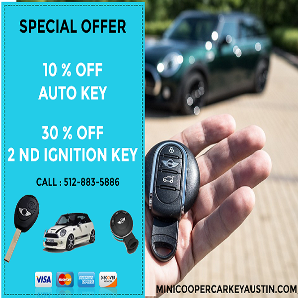 Mini Cooper Car Key Austin coupon