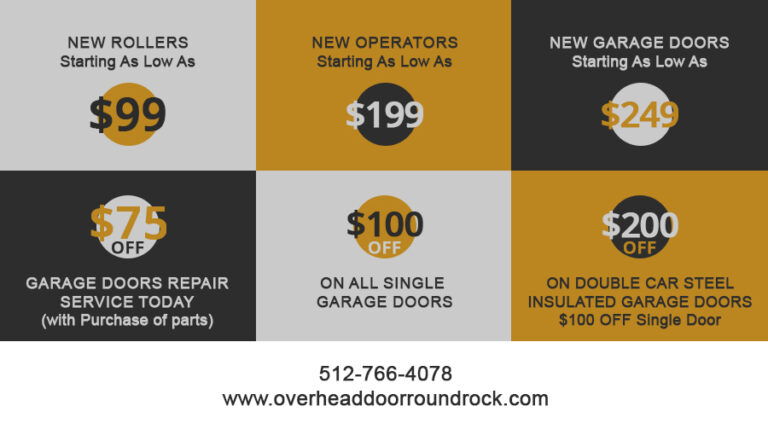 Overhead Door Round Rock TX coupons 768x435