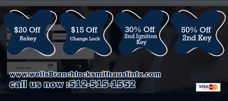 Wells Branch Locksmith Austin TX coupon 768x342