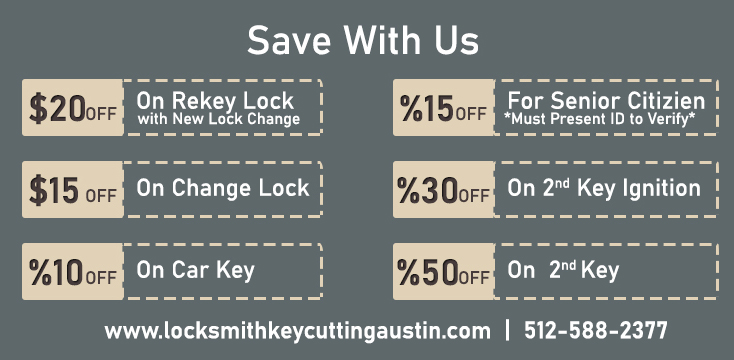 Locksmith Key Cutting Austin TX coupon