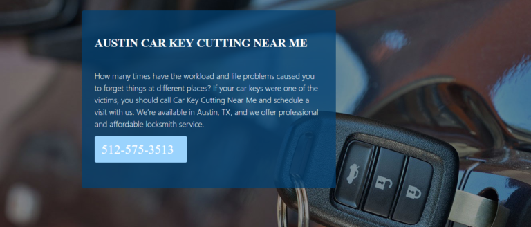 Austin Car Key Cutting Near Me TX Capture 768x328