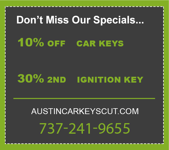 Austin Car Keys Cut TX coupon