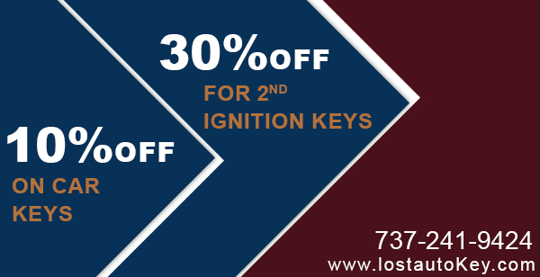 Lost Auto Key Austin TX coupon
