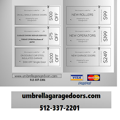 Umbrella Garage Doors Austin TX offer 1