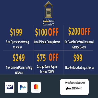 Ally Garage Doors Austin TX coupon