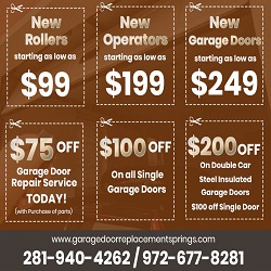 Garage Door Replacement Springs Dallas TX coupon