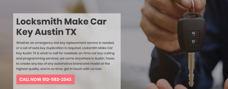 Locksmith Make Car Key Austin 768x301
