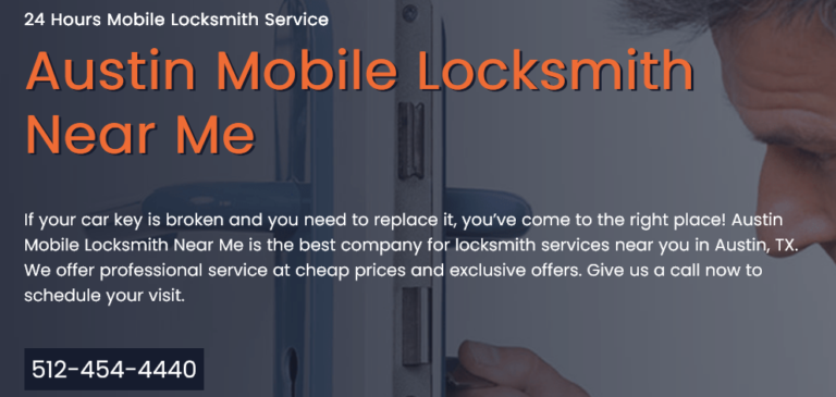 Austin Mobile Locksmith Near Me 2 768x365