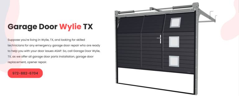 Garage Door Repair Wylie TX COVER 768x311