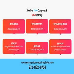 Garage Door Repair Wylie TX coupon2