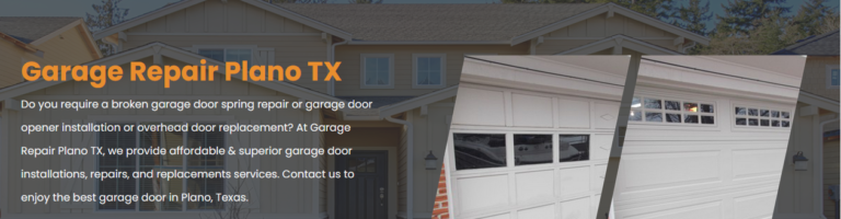 Garage Repair Plano TX cover 768x200