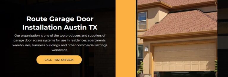 Route Garage Door Installation Austin TX Capture 768x261