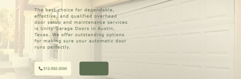 Unity Garage Door Service Austin TX Capture 768x254