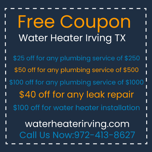 Water Heater Irving TX coupon