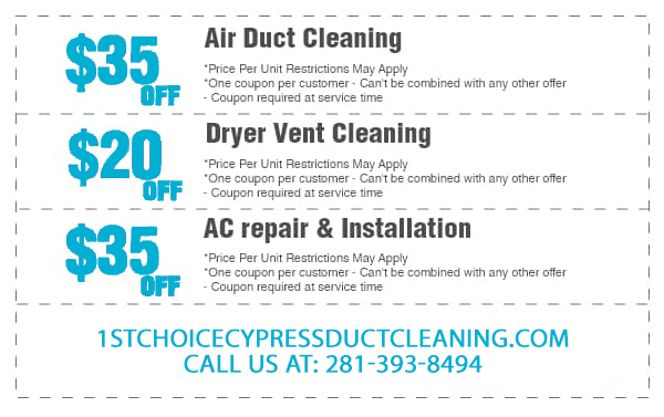 1st choice cypress duct cleaning coupon