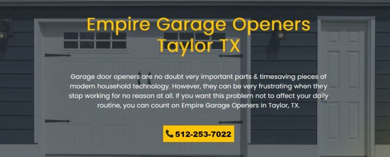 Empire Garage Openers Taylor Capture 768x310