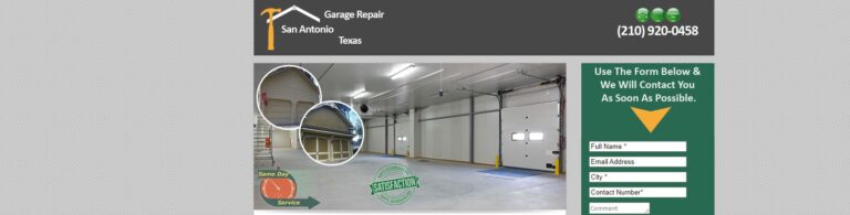 Garage Repair San Antonio 768x195