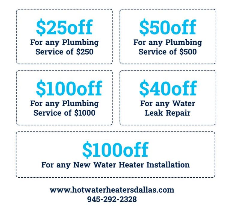 Hot Water Heaters Dallas coupon 768x711