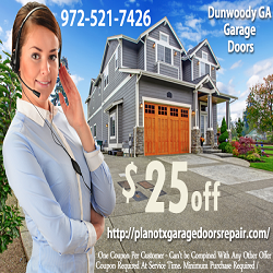 Plano TX Garage Doors Repair coupon