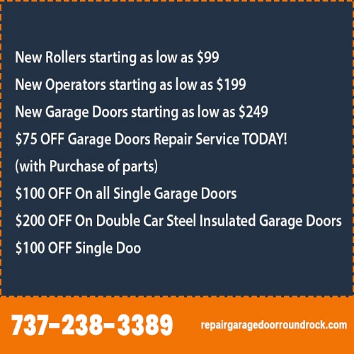 Repair Garage Door Round Rock TX coupon