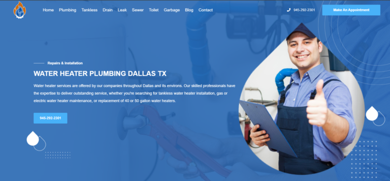 Screenshot 2024 05 22 064644 Water Heaters Plumbing Dallas 768x356