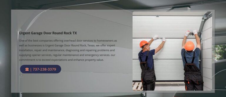 Urgent Garage Door Round Rock TX Capture 768x331