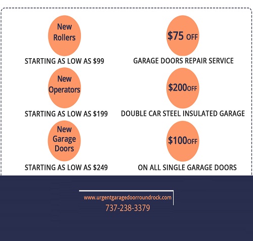 Urgent Garage Door Round Rock TX coupon