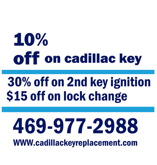 cadillac key replacment coupon 1