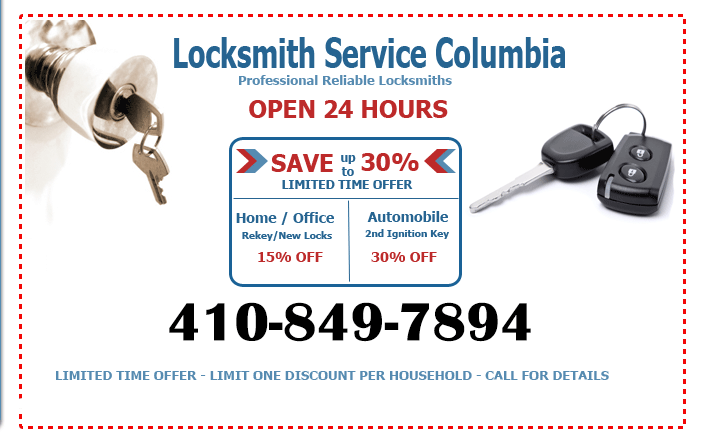 locksmith service discount columbia