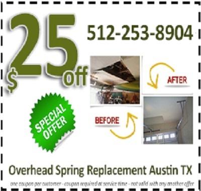 Overhead Spring Replacement Austin TX full