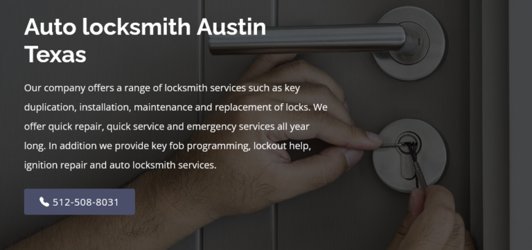 Screenshot 2024 06 09 at 02 13 55 Auto locksmith Austin Texas Quick Repair All Year Long 768x361