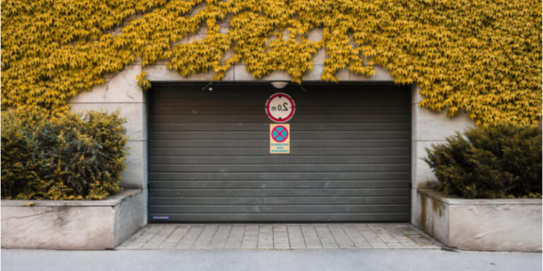 modern black garage doors Mr Garage Door Repairman 768x384