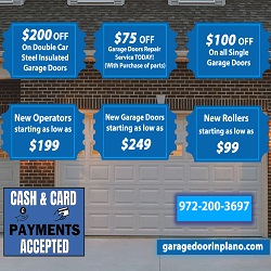 Garage Door in Plano TX COUPON22