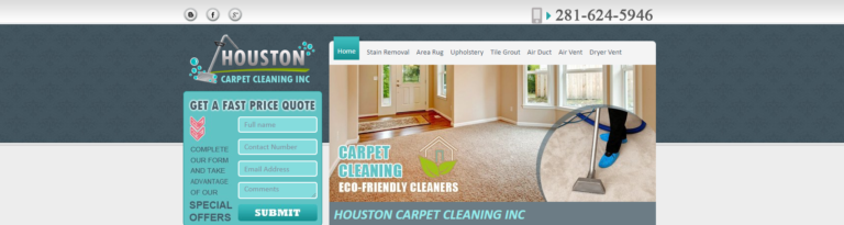 Houston Capet Cleaning INC 1 768x205
