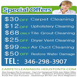 Sonic Carpet Cleaning Houston coupon