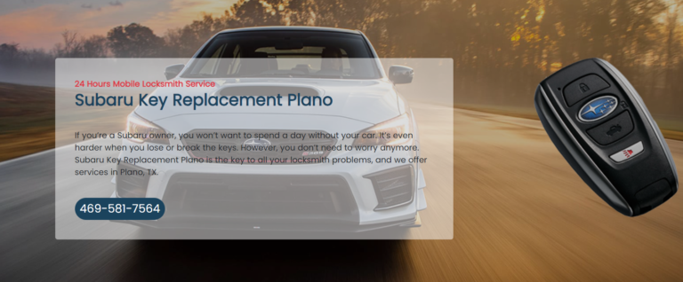 Subaru Key Replacement Plano 768x318
