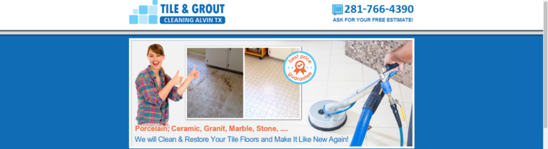 Tile and Grout Cleaning Alvin TX header  768x209