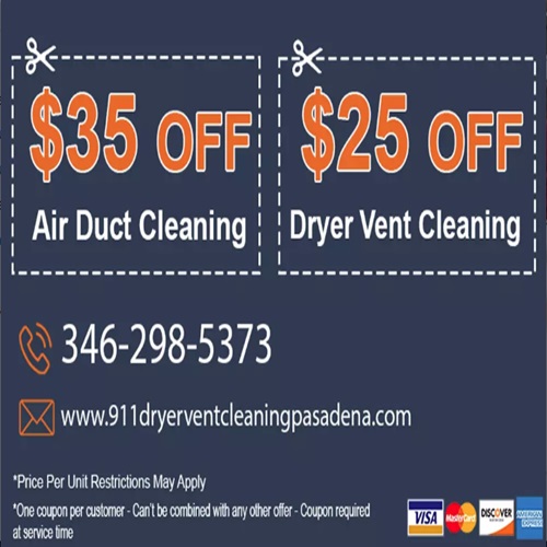 911 dryer vent cleaning pasadena