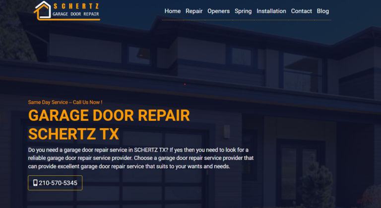 Garage door service 768x420
