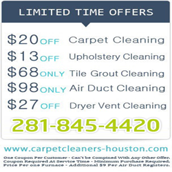 Houston Carpet Cleaners Coupon