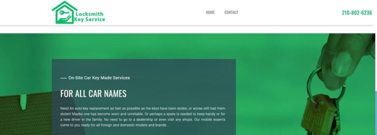 Locksmith Key Service 768x276