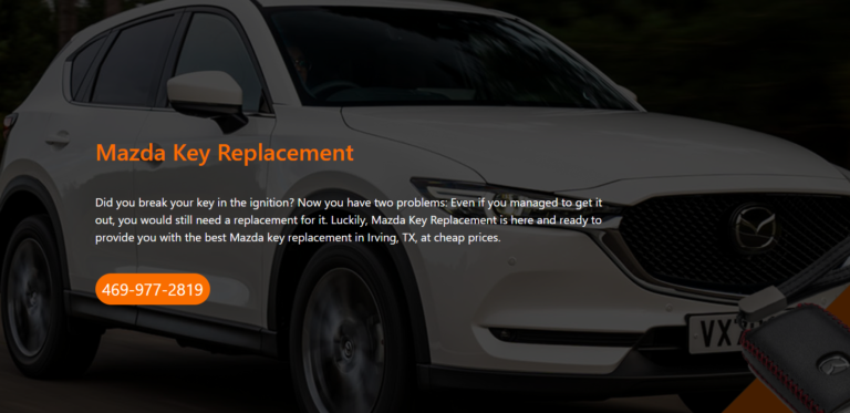 Mazda Key Replacement Irving 768x373