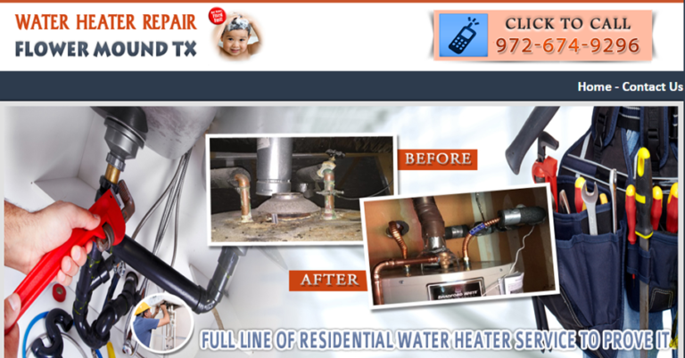 Water Heater Repair Services Flower Mound Texas2 768x402
