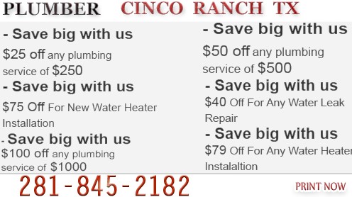 Plumber Cinco Ranch TX 3