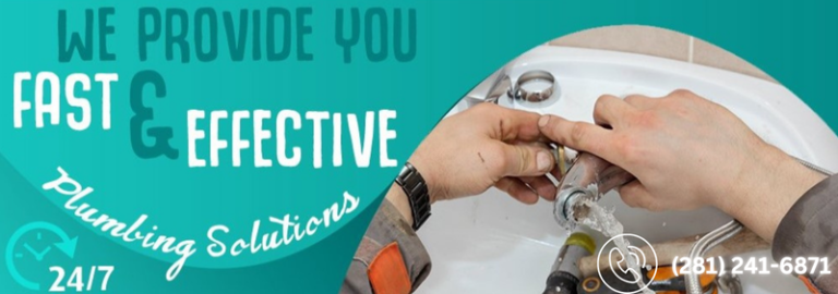 Plumber Manvel TX 768x270